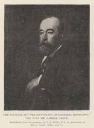 Le fondateur du Dictionnaire de la Biographie Nationale, feu M. George Smith